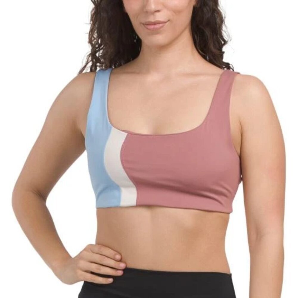 NWT L*Space | Sporty Make Waves Color Block Sports Bra Top | S